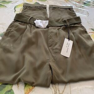 Olive Green Track Pants